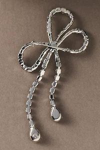 Jennifer Behr Evelyn Crystal Bow Brooch