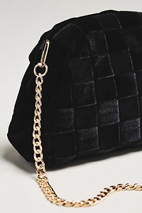 Thick Velvet Woven Clutch