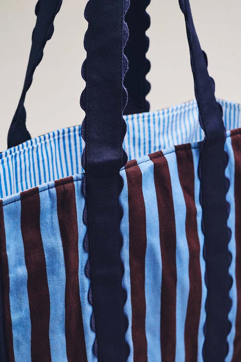 Maeve Patterned Canvas Tote