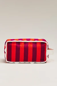 Maeve Canvas Ruffle Cosmetic Bag
