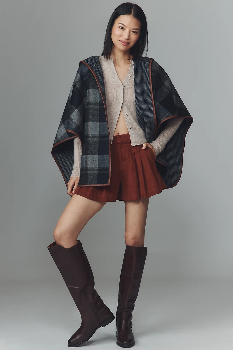 By Anthropologie Heritage Hooded Poncho