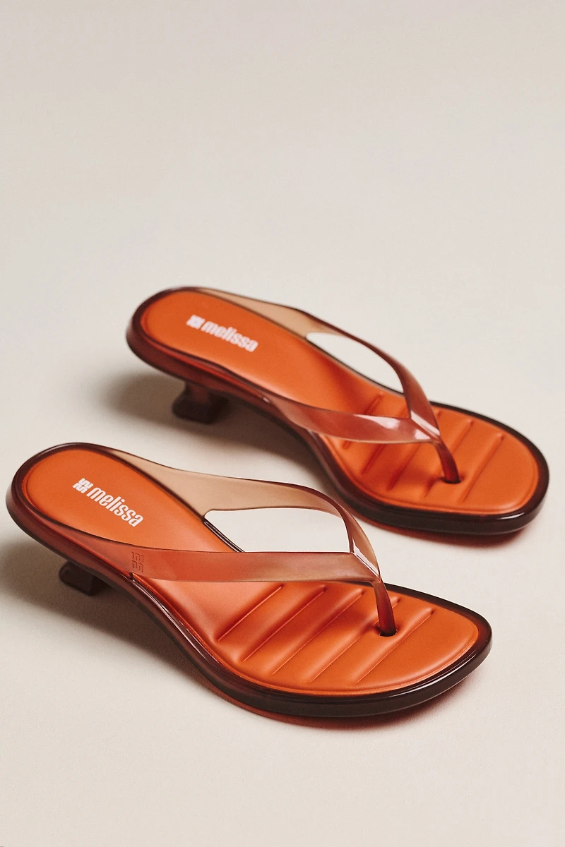 Melissa Jelly Thong Kitten Heels