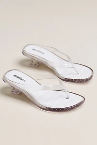 Melissa Jelly Thong Kitten Heels