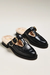 Dolce Vita Harlah Faux Fur Mule Flats