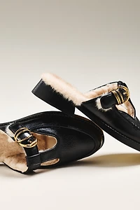 Dolce Vita Harlah Faux Fur Mule Flats