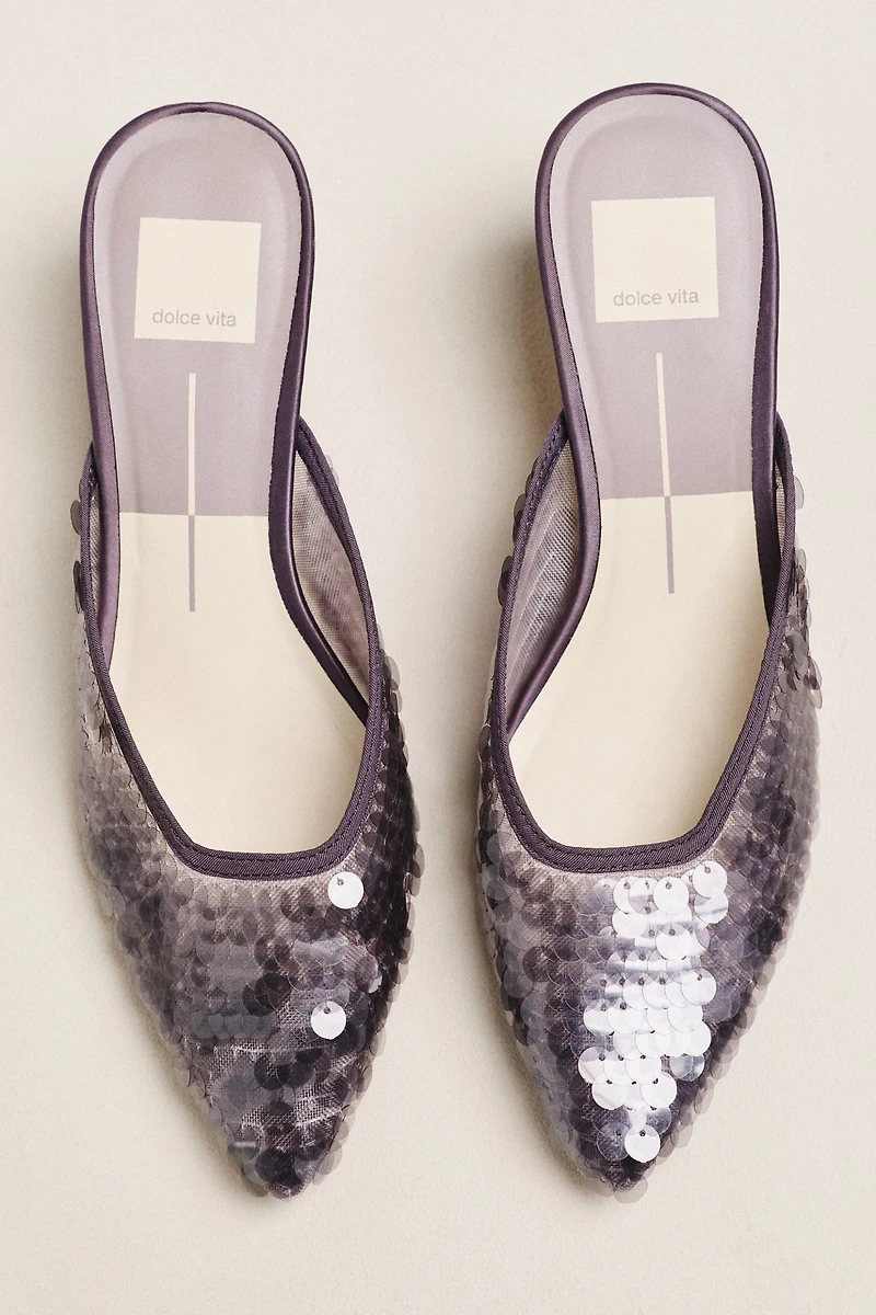 Dolce Vita Cleo Sequin Mule Heels