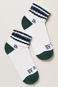 Fore All Retro Stripe Quarter Socks
