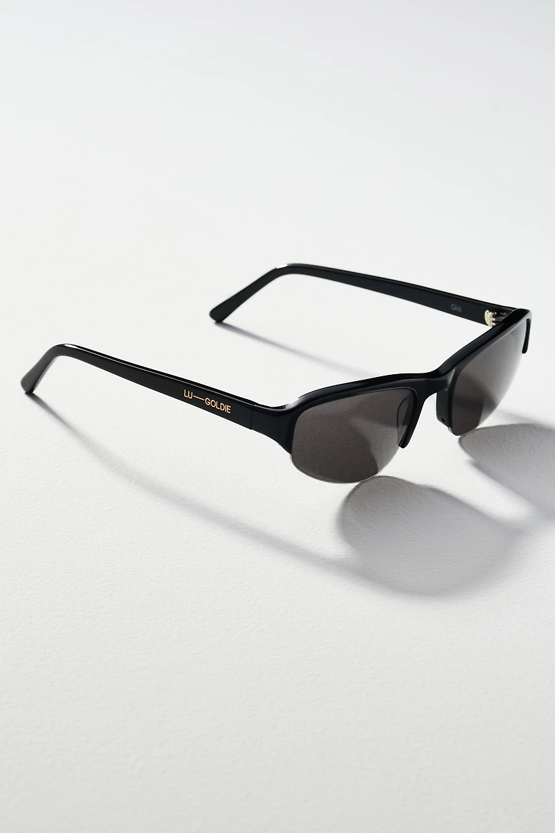 Lu Goldie Gia Sporty Cateye Sunglasses