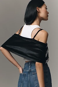 Ollari Off-Shoulder Embellished Cami