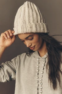 Striped Knit Beanie