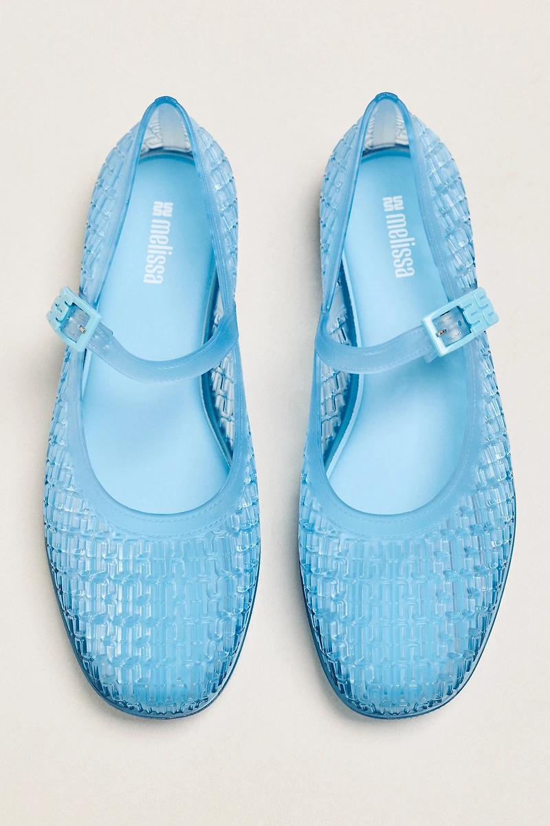 Melissa Harper Jelly Mary Jane Flats