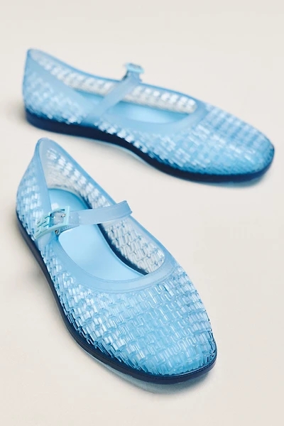 Melissa Harper Jelly Mary Jane Flats