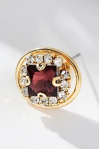 @merricksart x Anthropologie Bezel Crystal Post Earrings