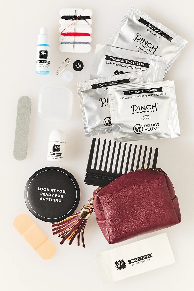 Pinch Provisions Faux Leather Minimergency Kit