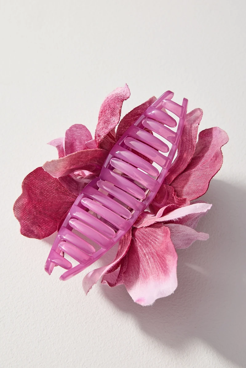 Flower Bloom Hair Claw Clip