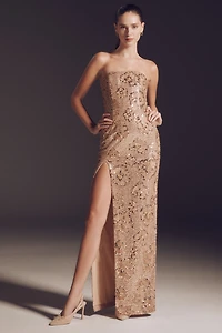 Helsi Lola Strapless Sequin Maxi Dress
