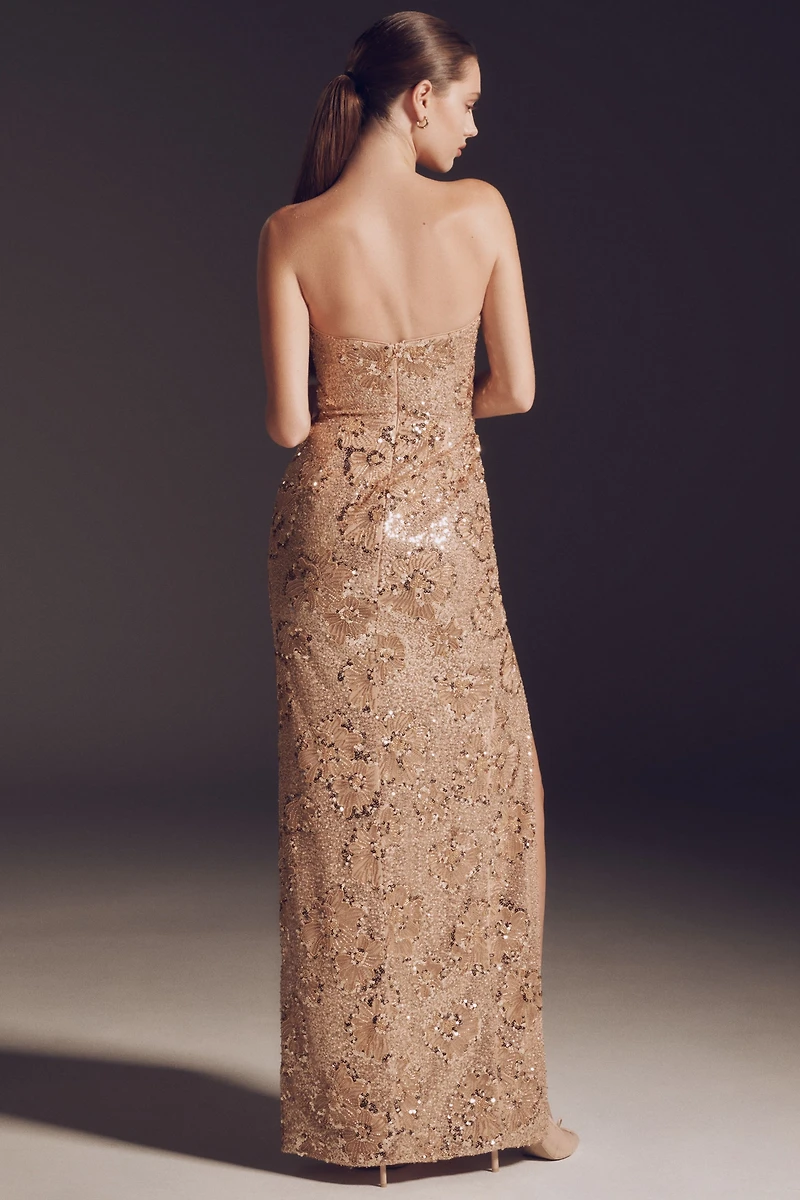 Helsi Lola Strapless Sequin Maxi Dress