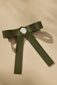 Rhinestone Bow Brooch