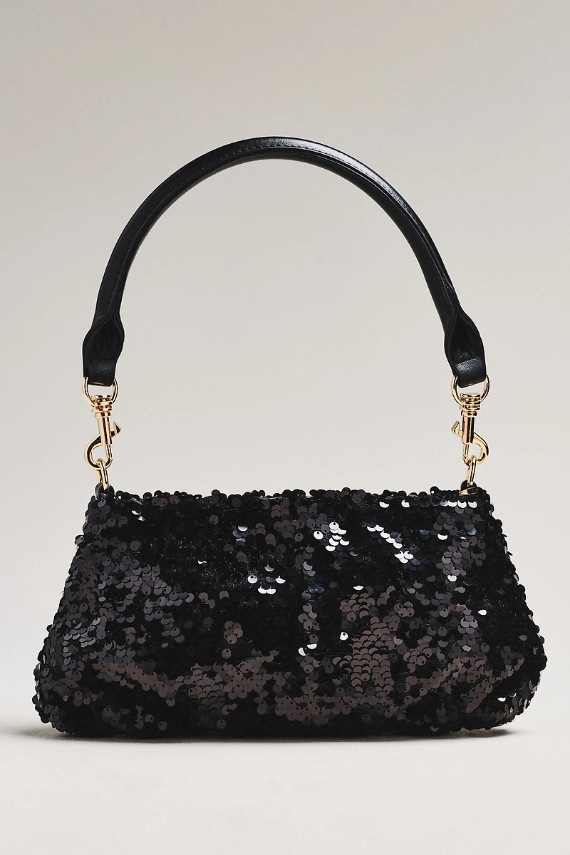 By Anthropologie Sequin Pouch Shoulder Bag