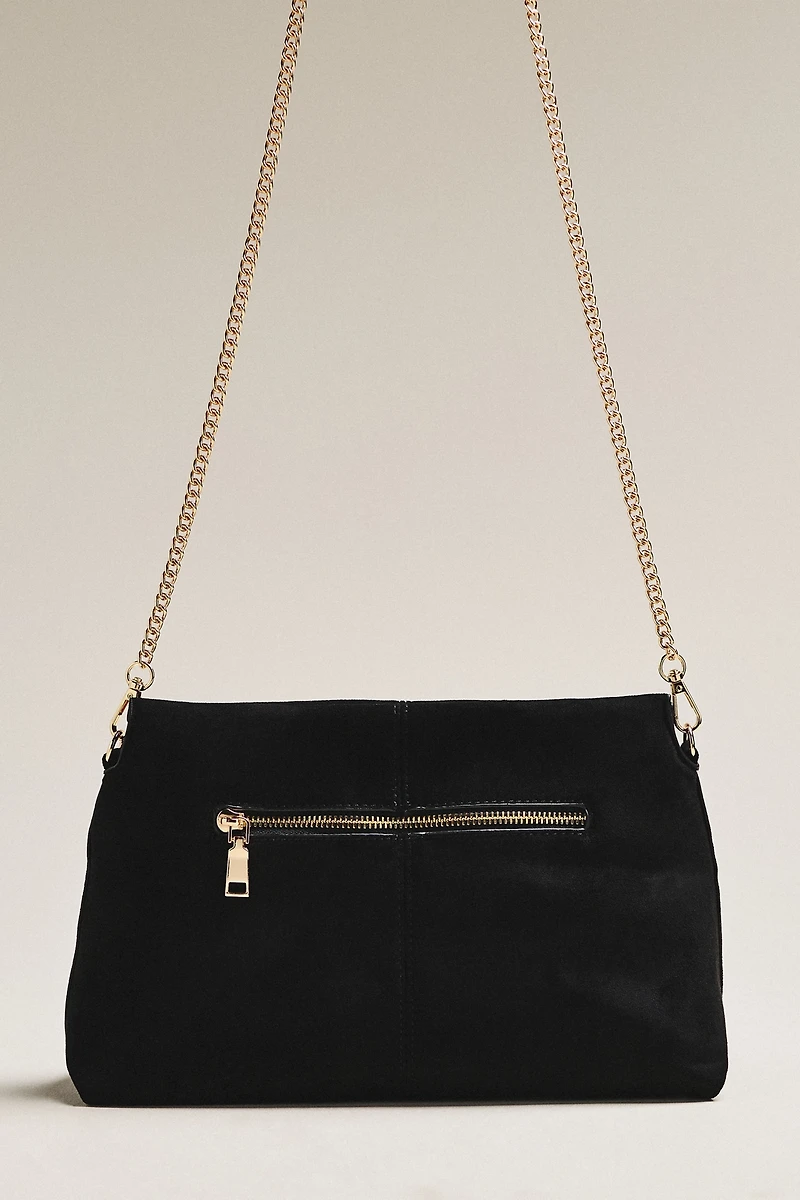 Modaluxe Faux Suede Clutch