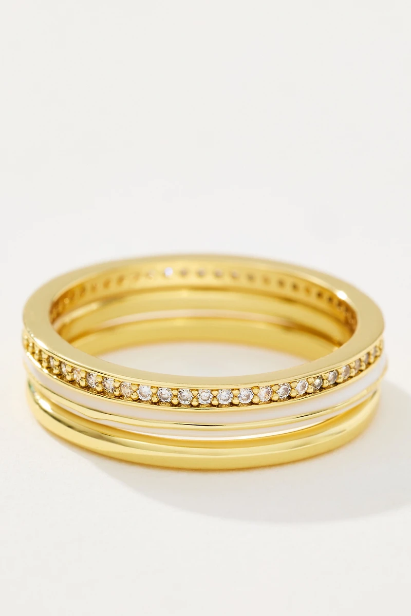 Uncommon James White Hot Forever Rings, Set of 3