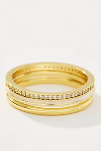 Uncommon James White Hot Forever Rings, Set of 3