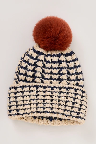 Daily Practice Chunky Knit Pom-Pom Beanie