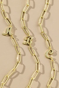 Uncommon James Cursive Initial Monogram Necklace