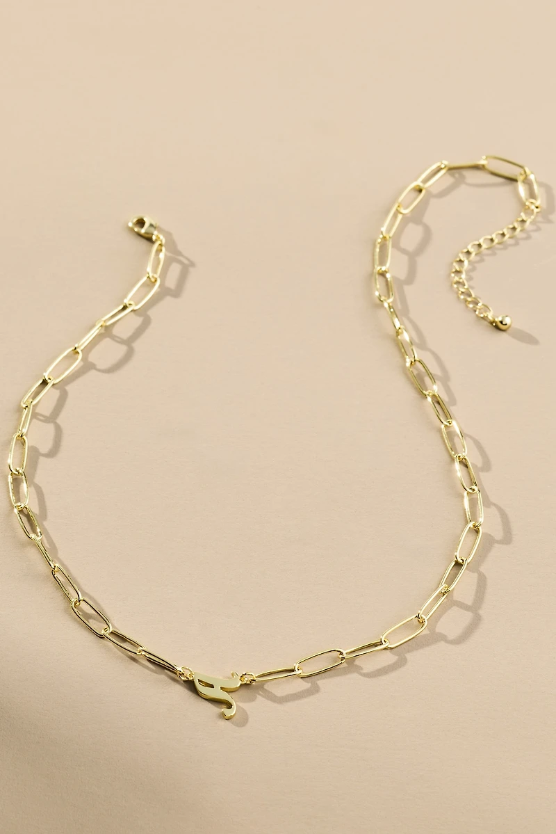 Uncommon James Cursive Initial Monogram Necklace