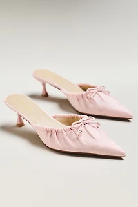 For Love & Lemons Colette Kitten-Heel Mules