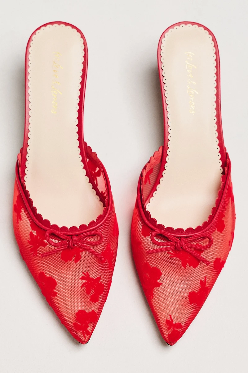 For Love & Lemons Sylvie Mule Heels