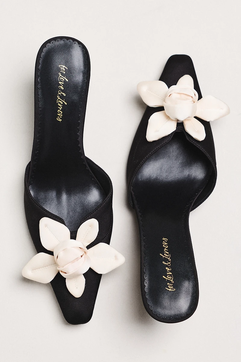 For Love & Lemons Claudine Mule Heels