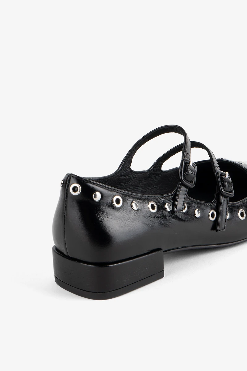 Intentionally Blank Venezuela Double-Strap Mary Jane Flats