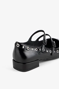 Intentionally Blank Venezuela Double-Strap Mary Jane Flats