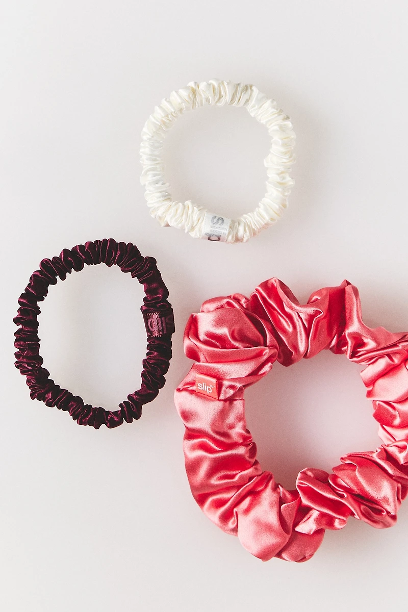 Slip Sweetheart Silk Scrunchie Cracker Set