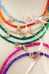 Beaded Monogram Necklace