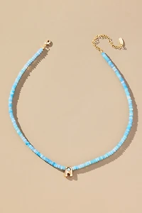 Beaded Monogram Necklace