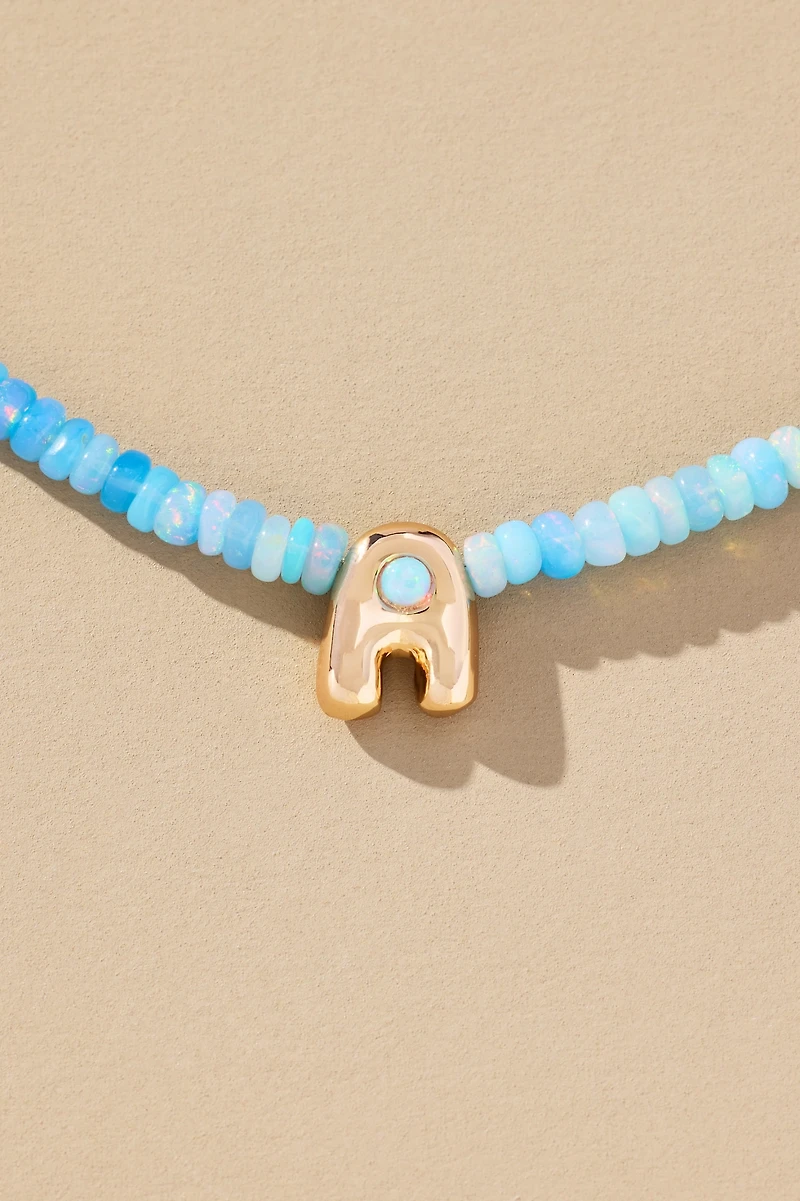 Beaded Monogram Necklace