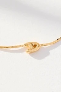 Barely There Bubble Monogram Necklace