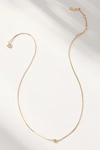 Barely There Bubble Monogram Necklace