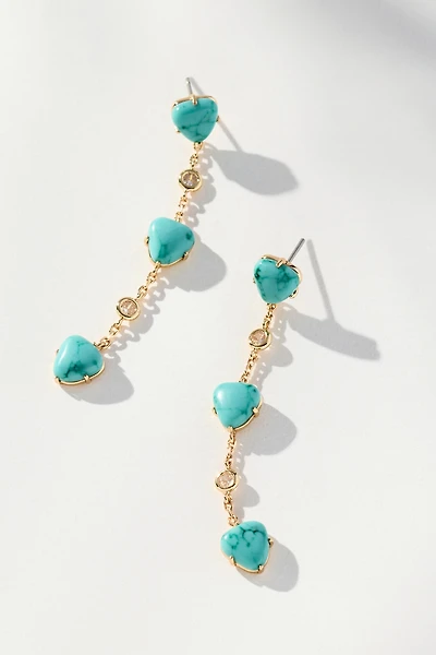 Ettika Turquoise Solstice Dangle Earrings