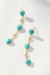 Ettika Turquoise Solstice Dangle Earrings