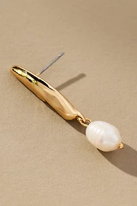 Ettika Liquid Luxe Pearl Earrings