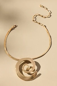 Ettika Aura Swirl Pendant Necklace