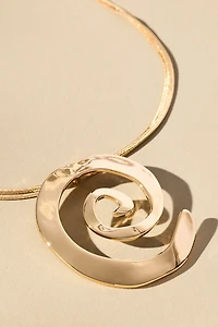 Ettika Aura Swirl Pendant Necklace