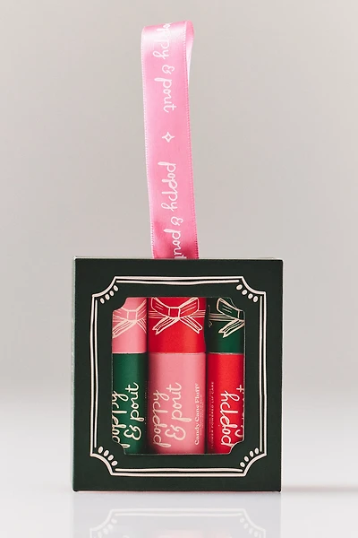 Poppy & Pout Holiday Lip Balms, Set of 3