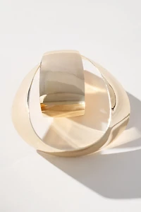 Large Mod Hoop Earrings
