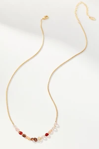 Delicate Chain Crystal Necklace