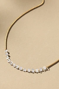 Delicate Chain Crystal Necklace