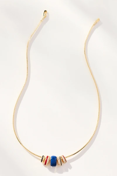Donut Charm Collar Necklace